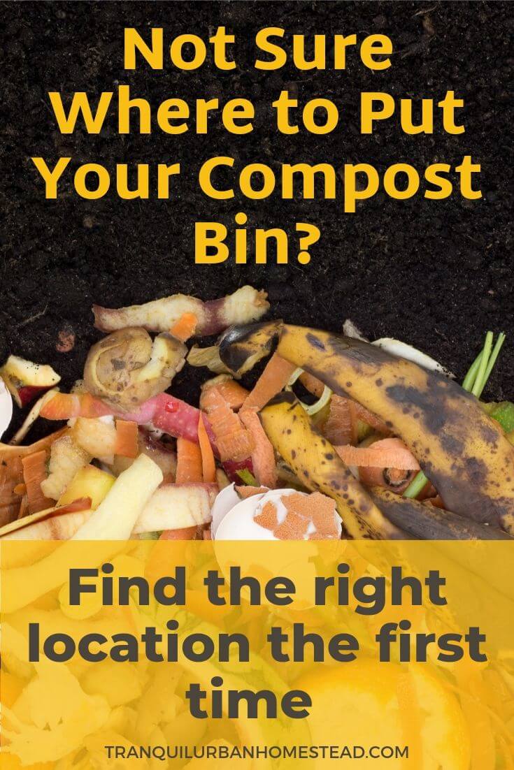 How To Plan Out The Best Place To Put A Compost Bin Healthy Fresh