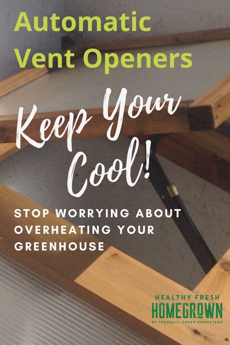 How to Keep Your Cool With Automatic Greenhouse Vent Openers Healthy
