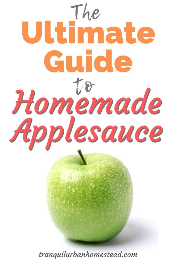 How To Make Homemade Applesauce From Your Own Apples Healthy Fresh Homegrown